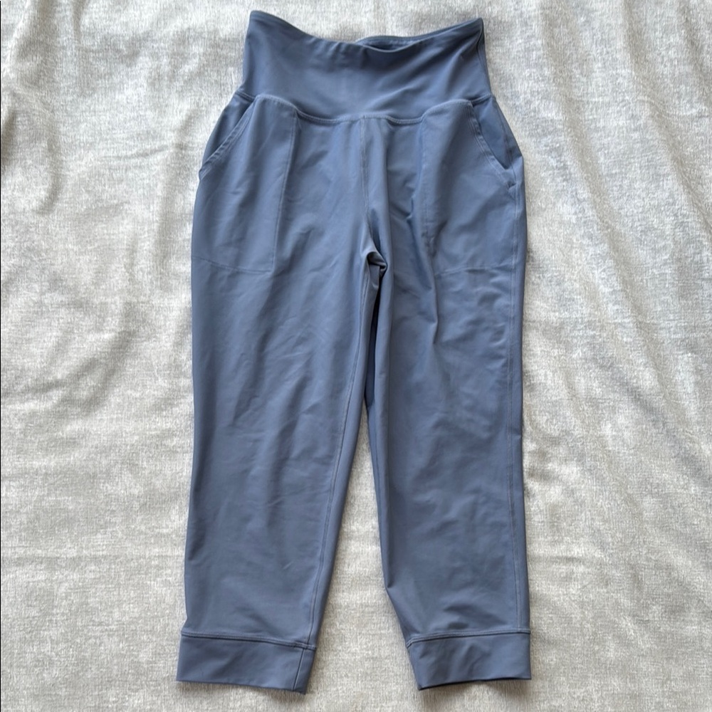 Old Navy Active Blue Cropped Jogger Track Pants Size M